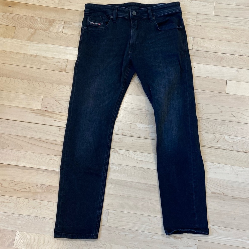EUC Diesel Thommer Slim Jeans Black 33x30